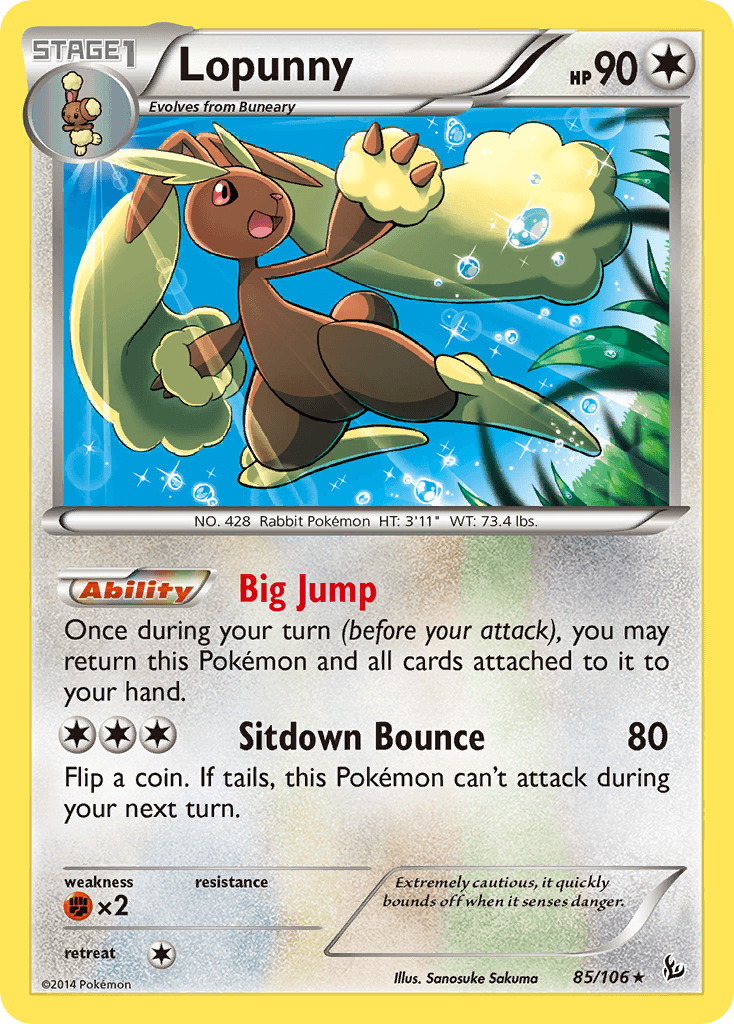 Lopunny Pokémon card