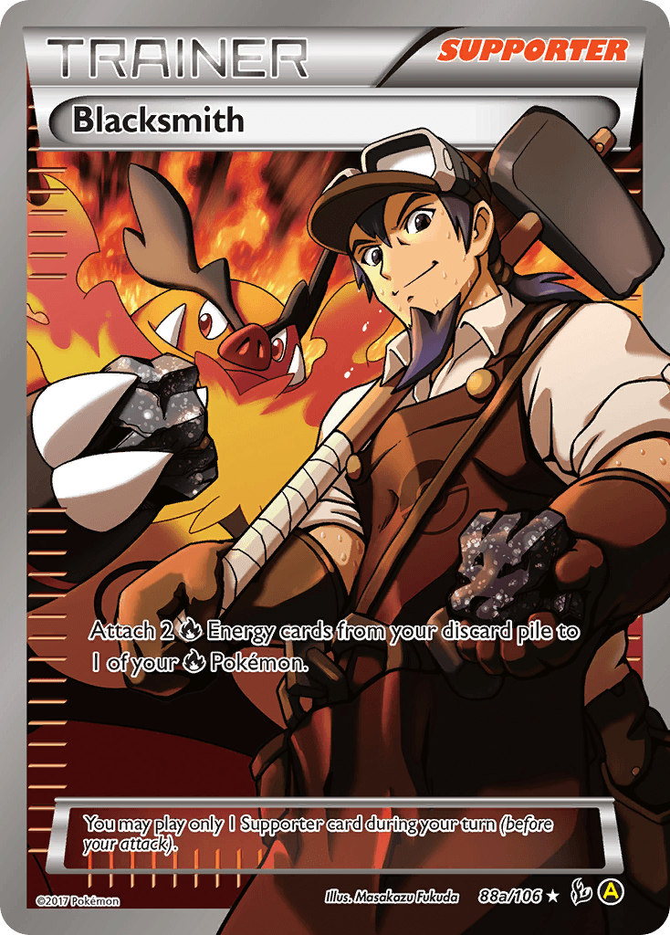 Blacksmith Pokémon card