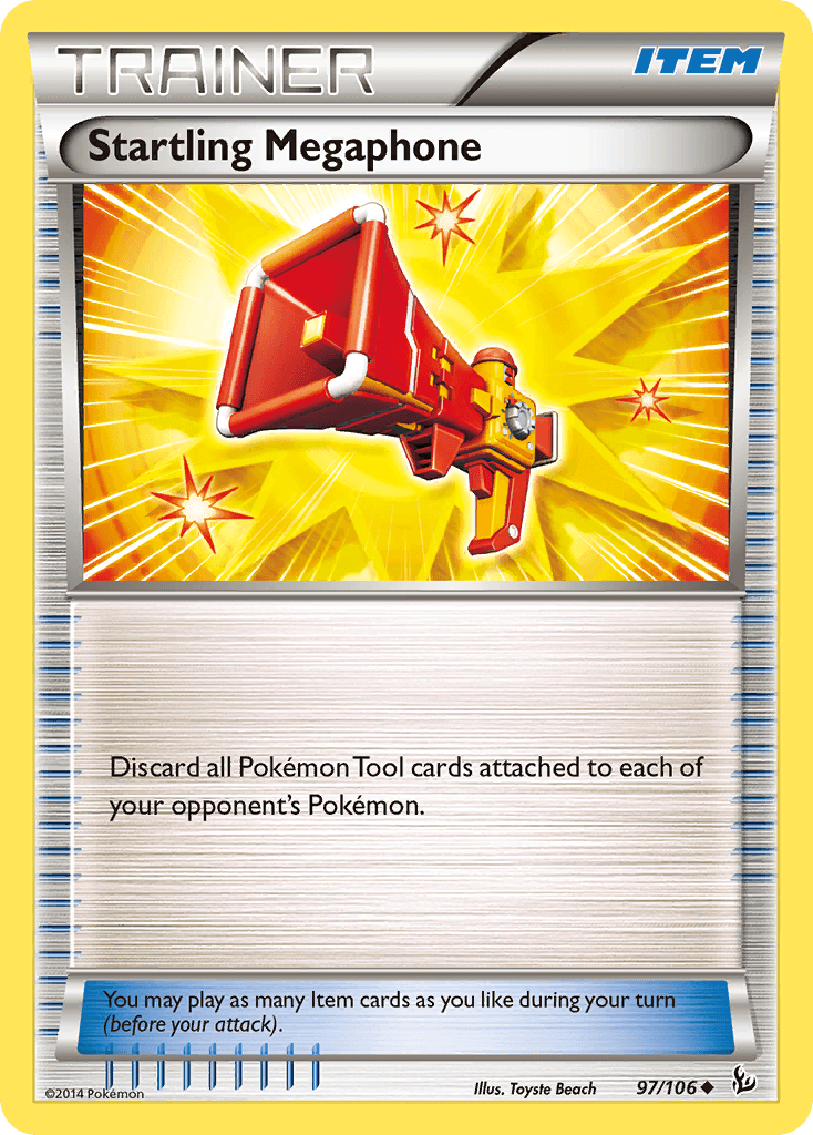 Startling Megaphone Pokémon card