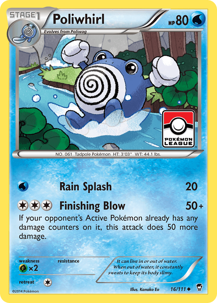 Poliwhirl Pokémon card