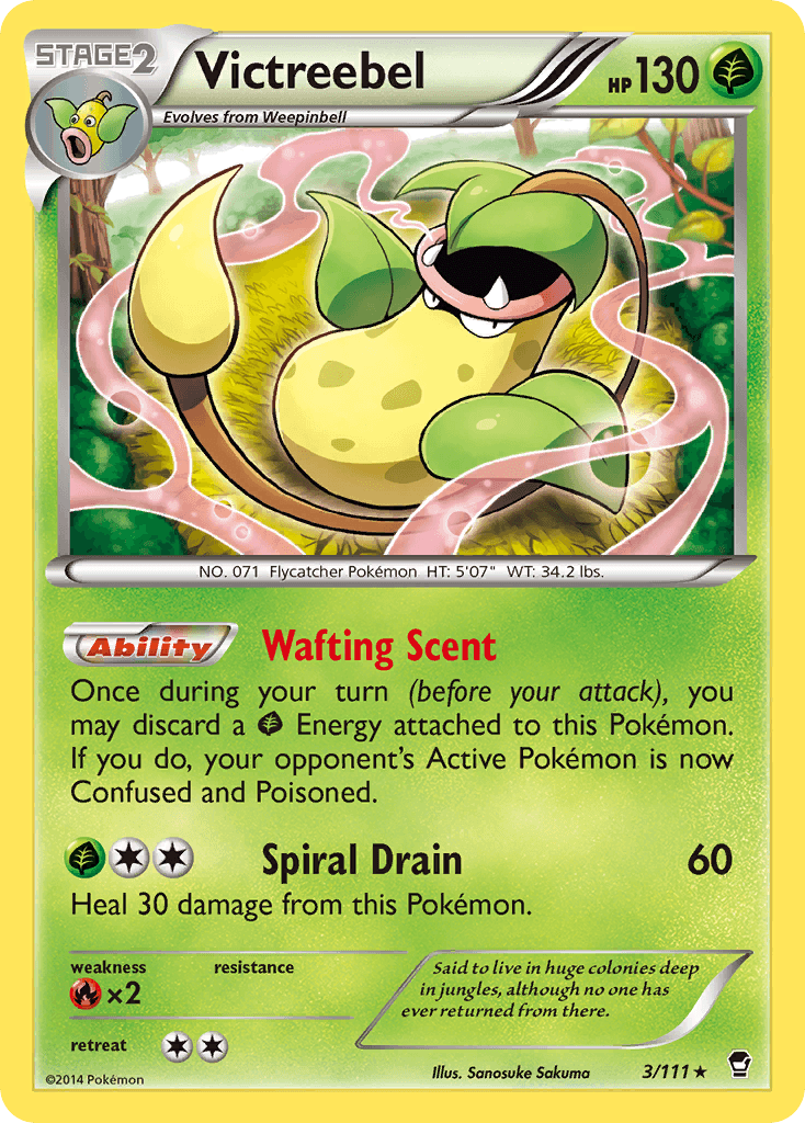 Victreebel Pokémon card