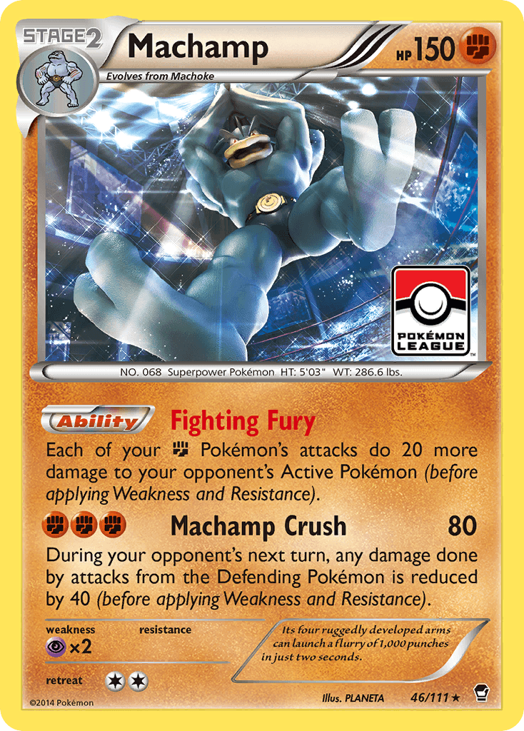 Machamp Pokémon card