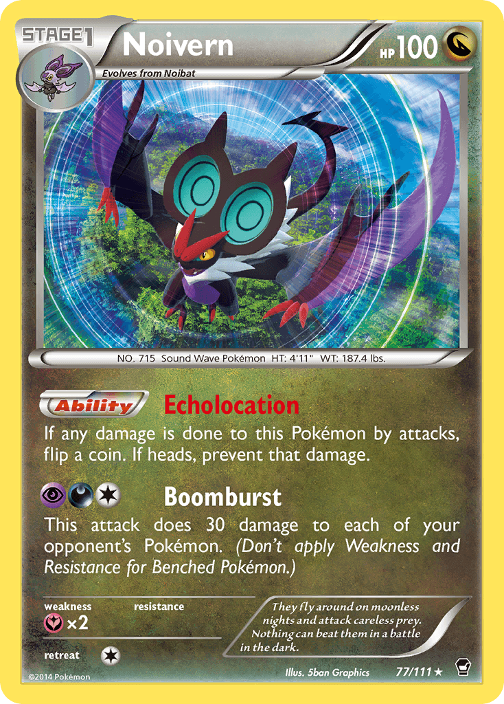Noivern Pokémon card