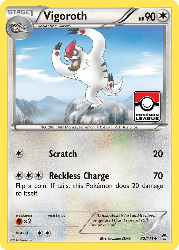 Vigoroth Pokémon card
