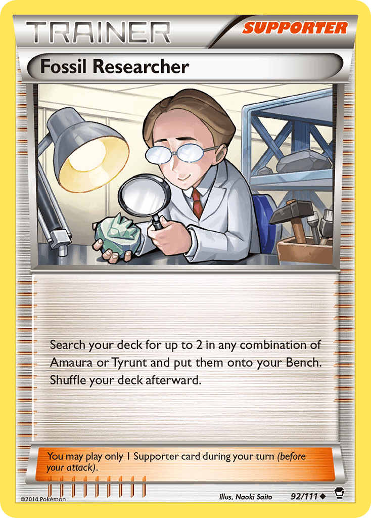 Fossil Researcher Pokémon card