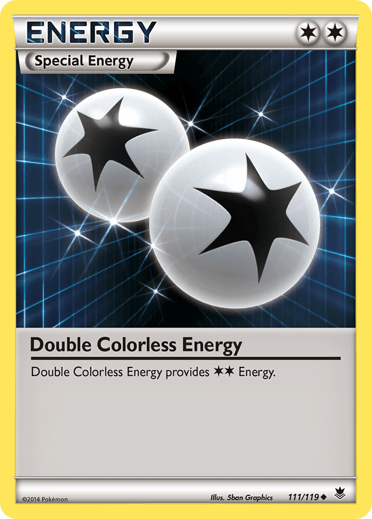 Double Colorless Energy Pokémon card