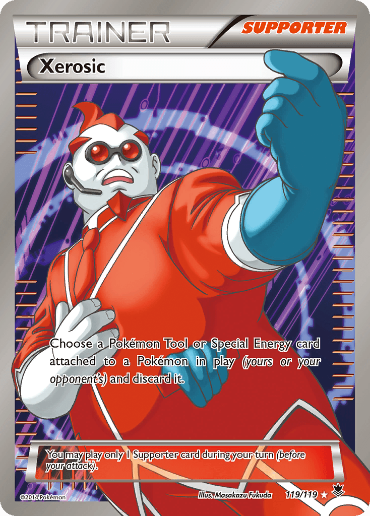 Xerosic Pokémon card
