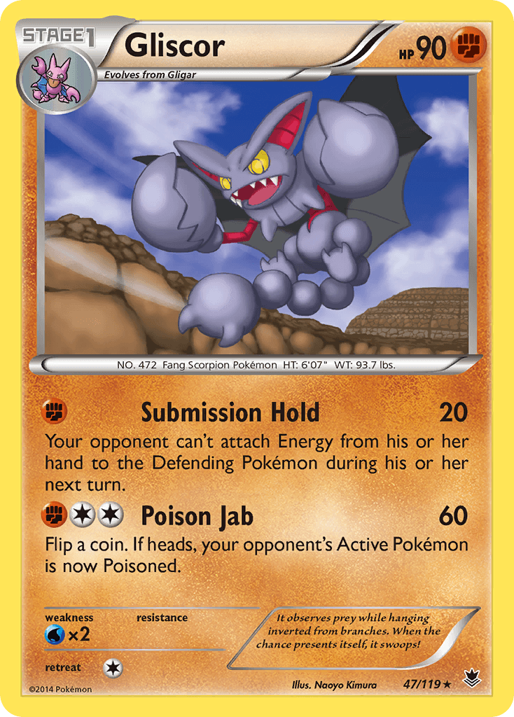 Gliscor Pokémon card