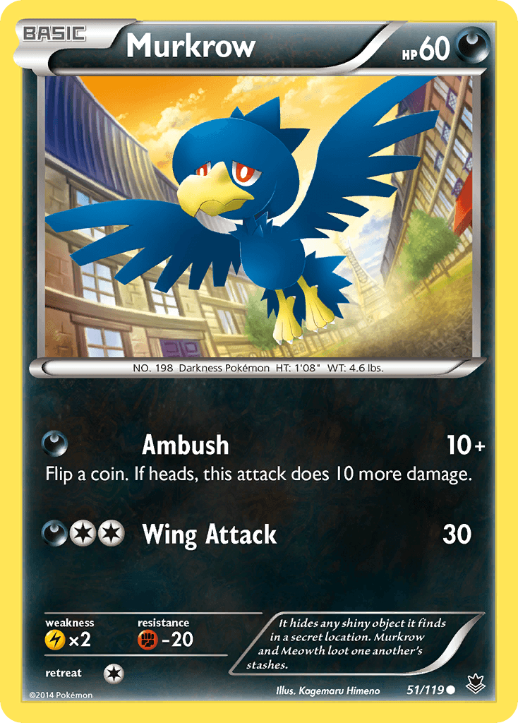 Murkrow Pokémon card