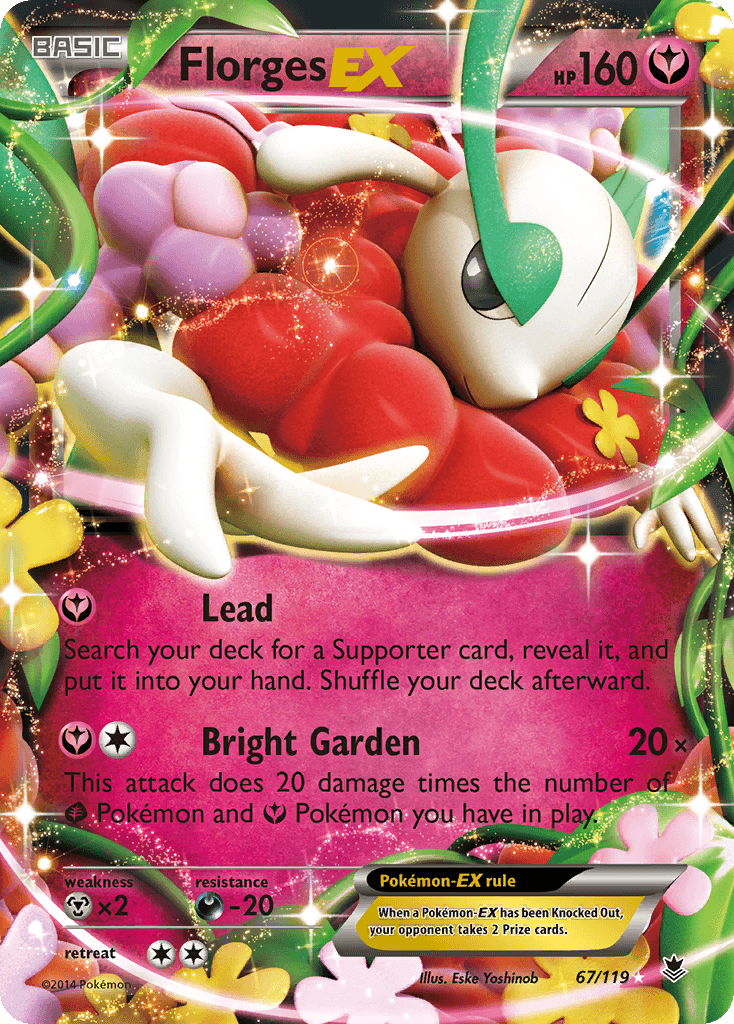 Florges-EX Pokémon card