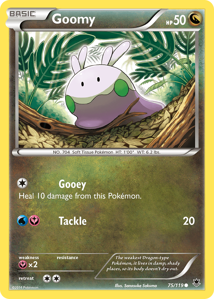 Goomy Pokémon card