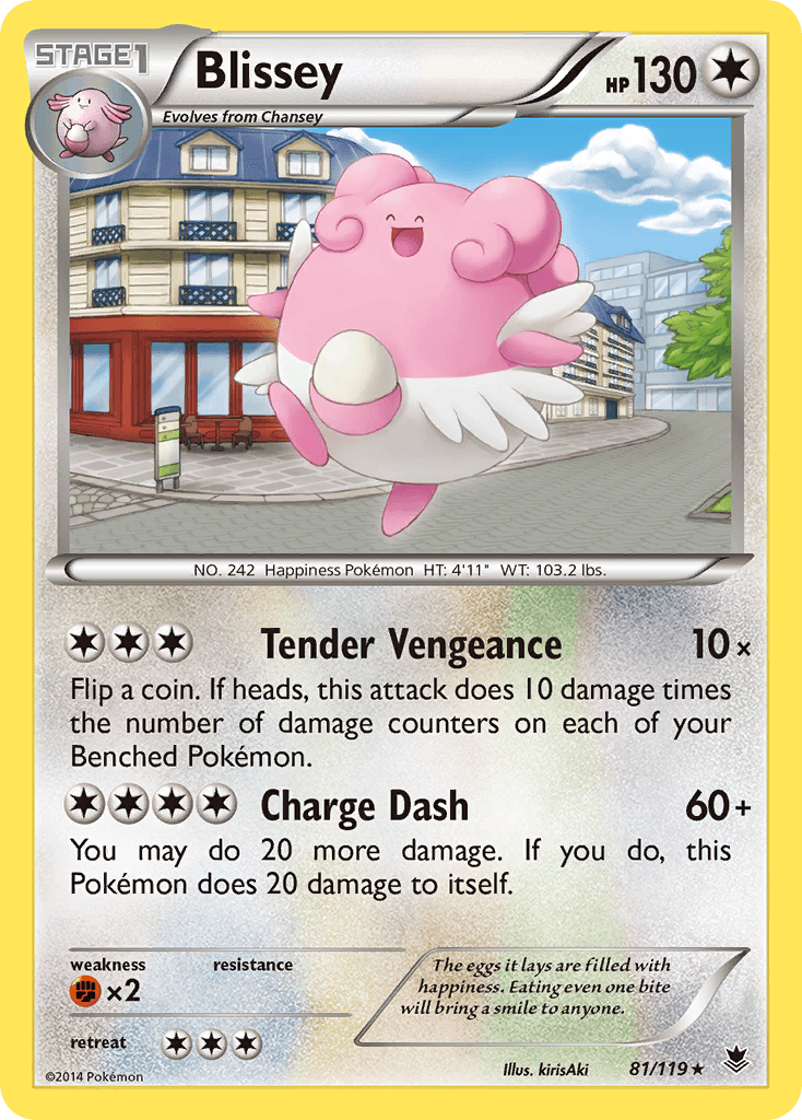Blissey Pokémon card