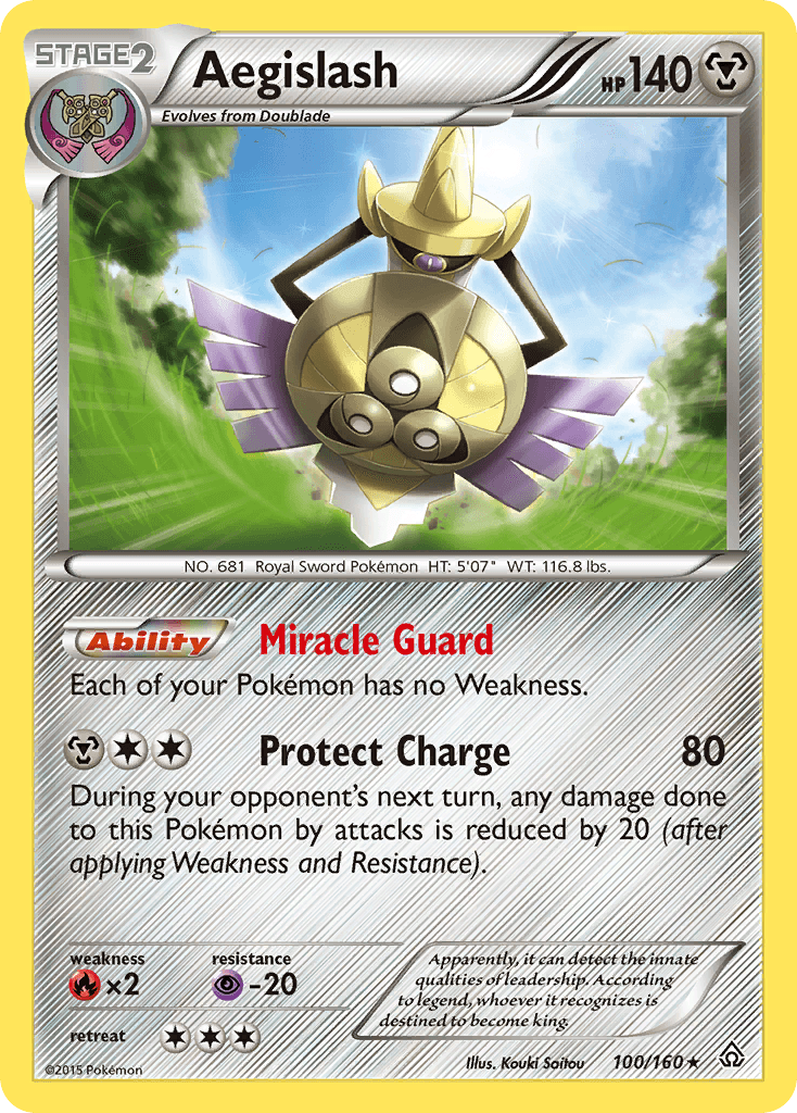 Aegislash Pokémon card