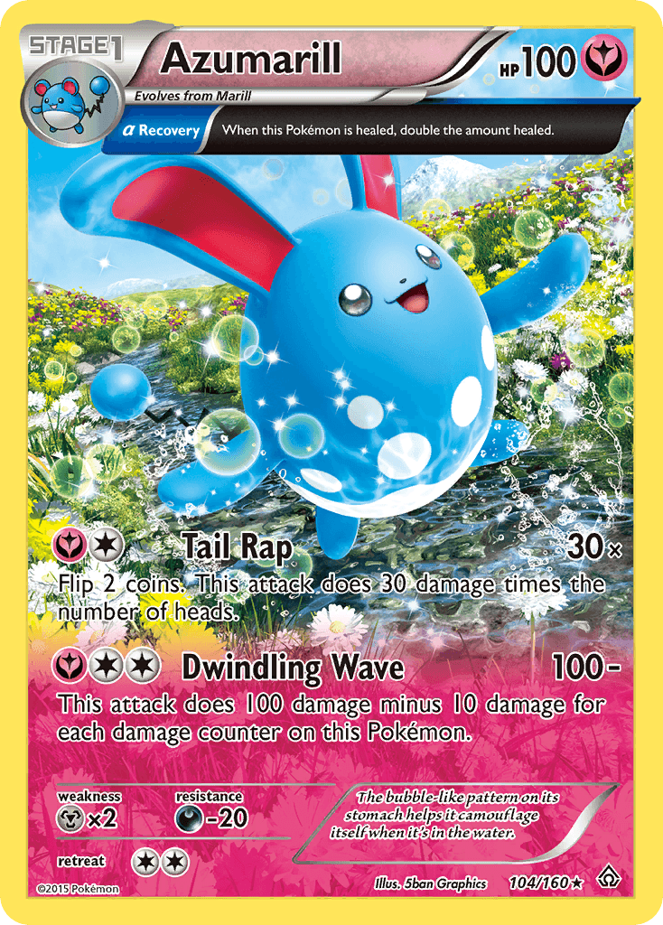 Azumarill Pokémon card