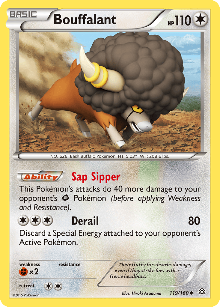 Bouffalant Pokémon card