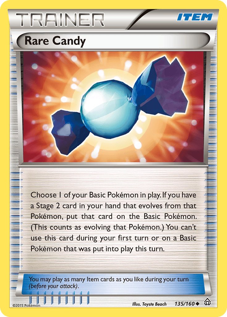 Rare Candy Pokémon card