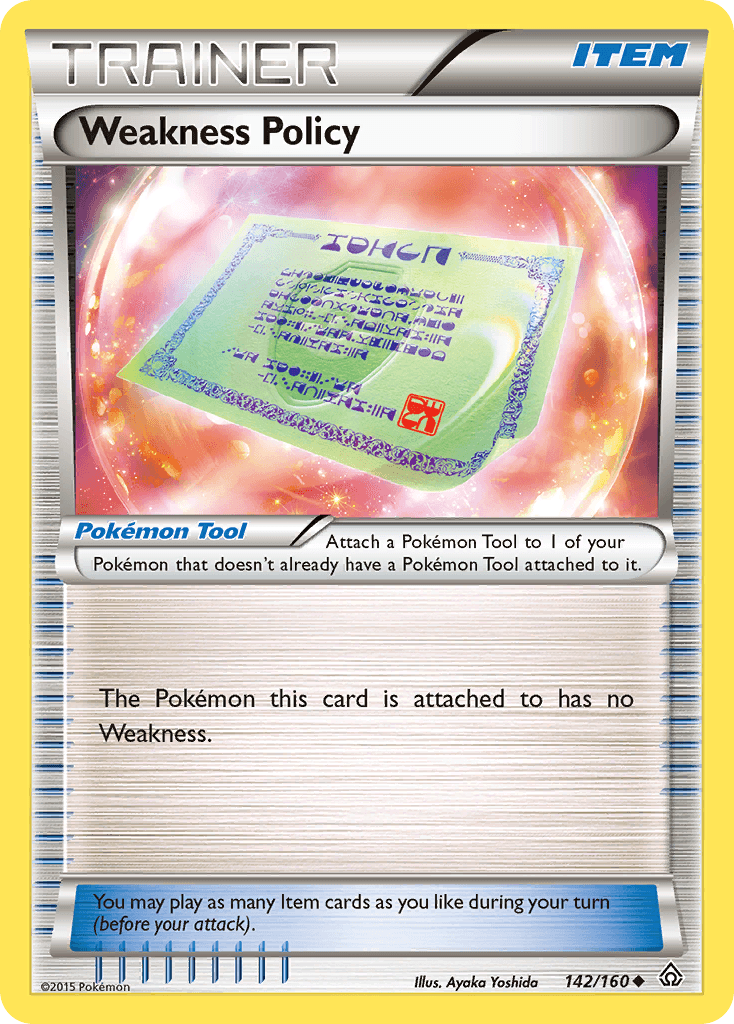 Weakness Policy Pokémon card
