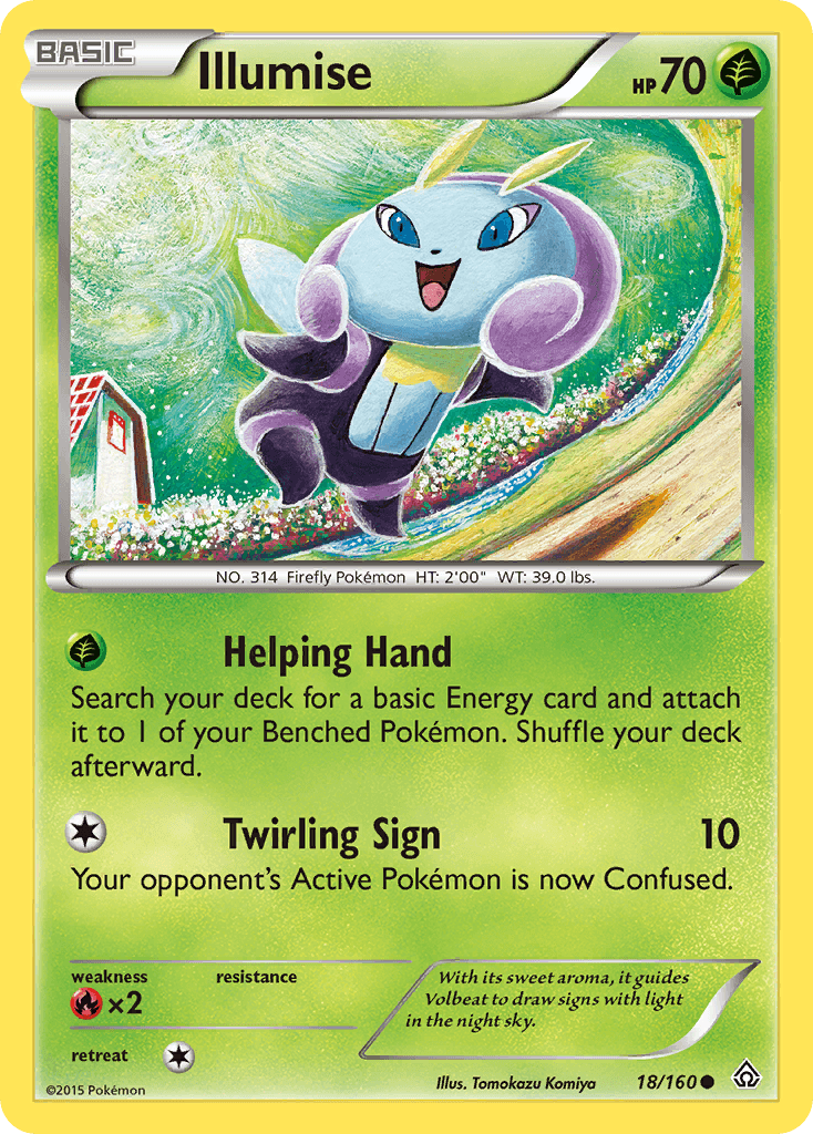 Illumise Pokémon card