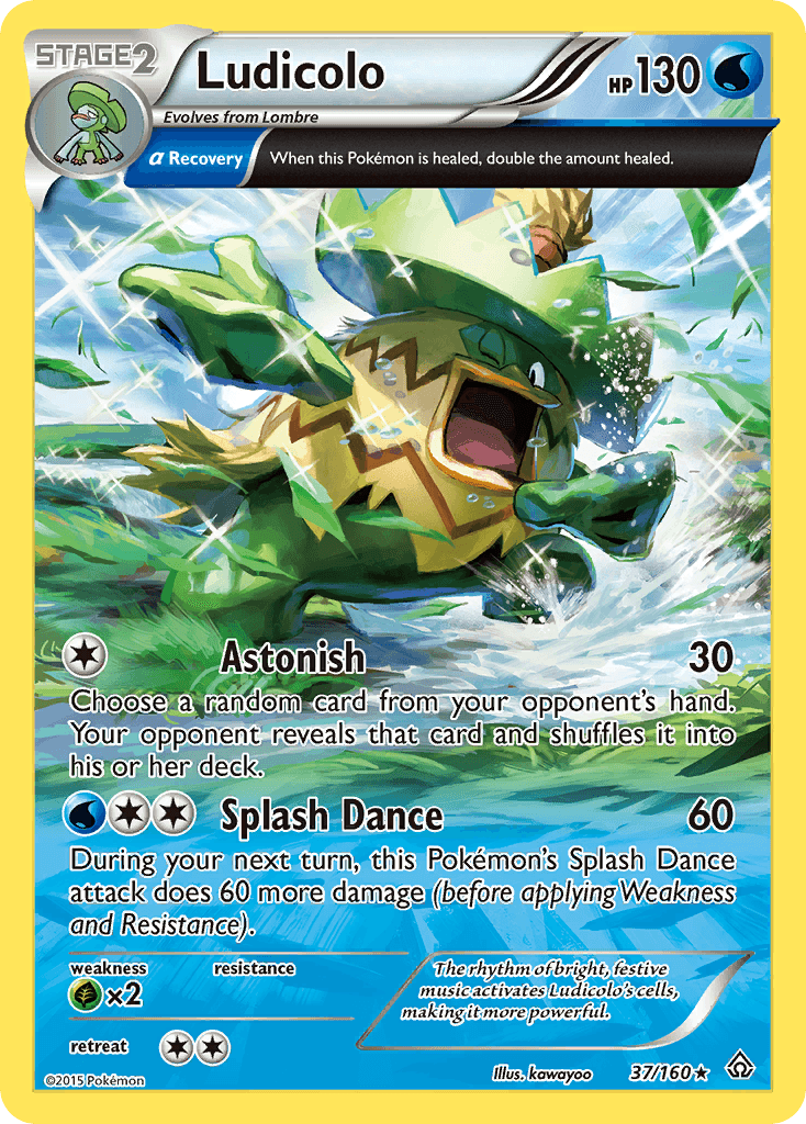 Ludicolo Pokémon card
