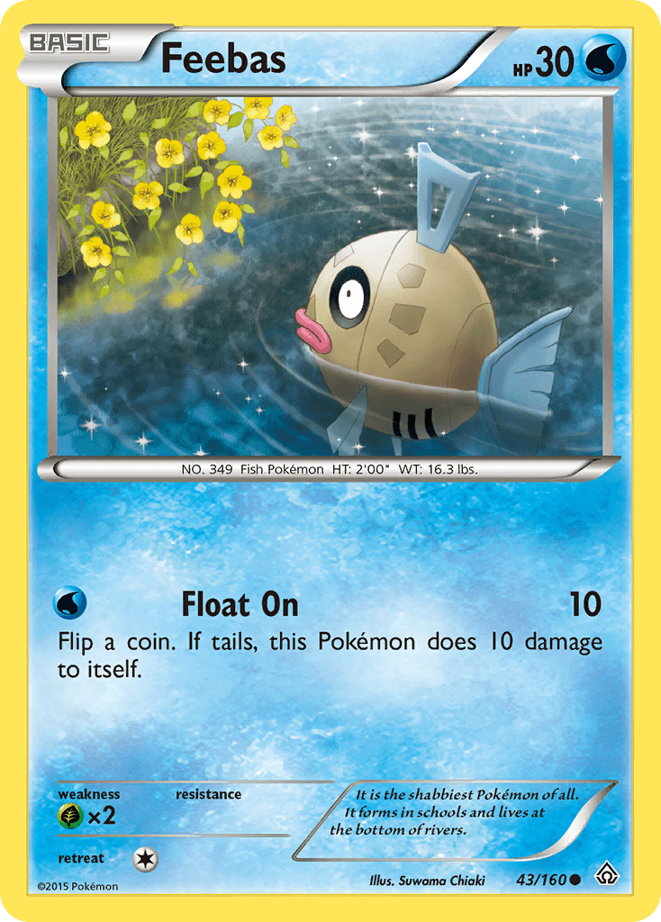 Feebas Pokémon card