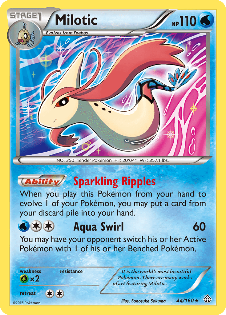 Milotic Pokémon card