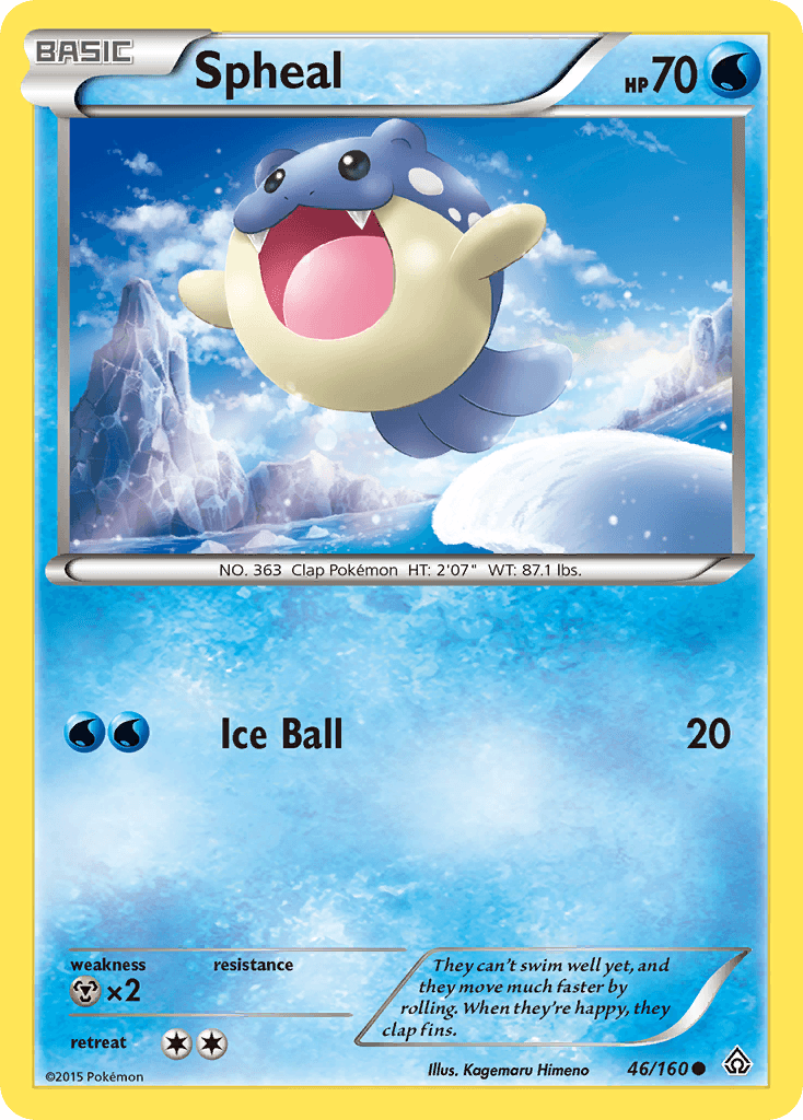 Spheal Pokémon card