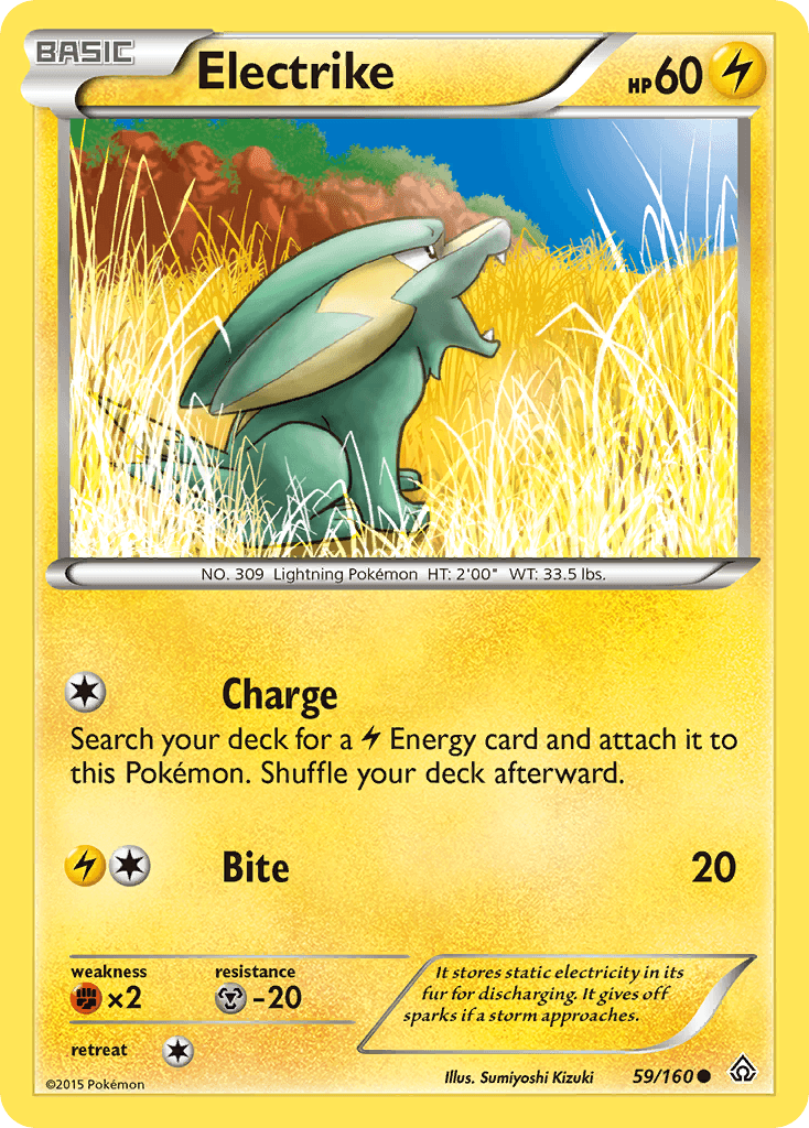 Electrike Pokémon card
