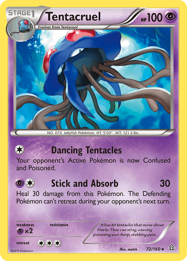 Tentacruel Pokémon card
