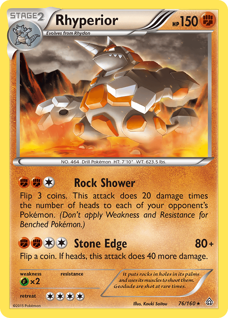 Rhyperior Pokémon card