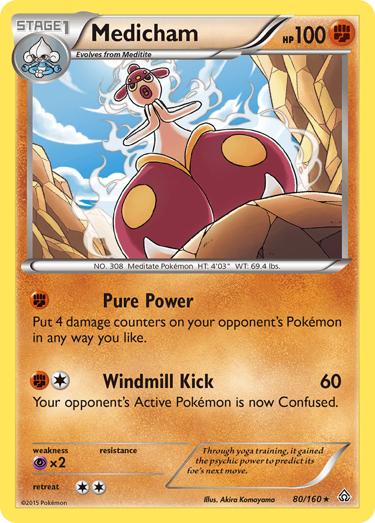 Medicham Pokémon card