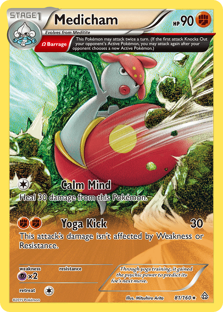 Medicham Pokémon card