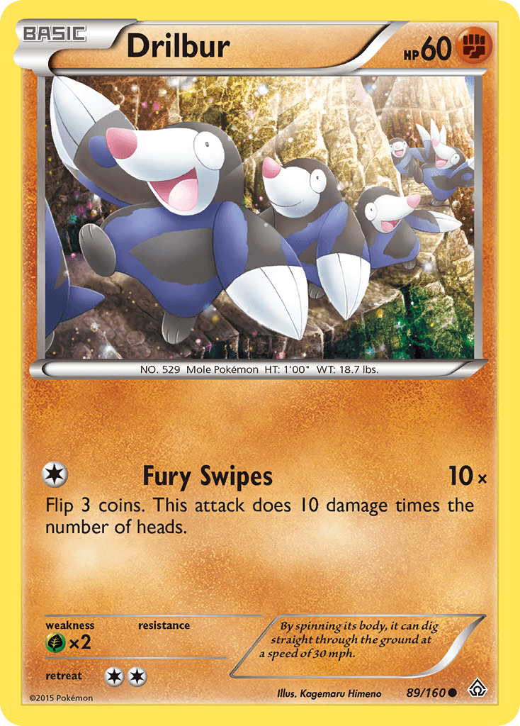 Drilbur Pokémon card