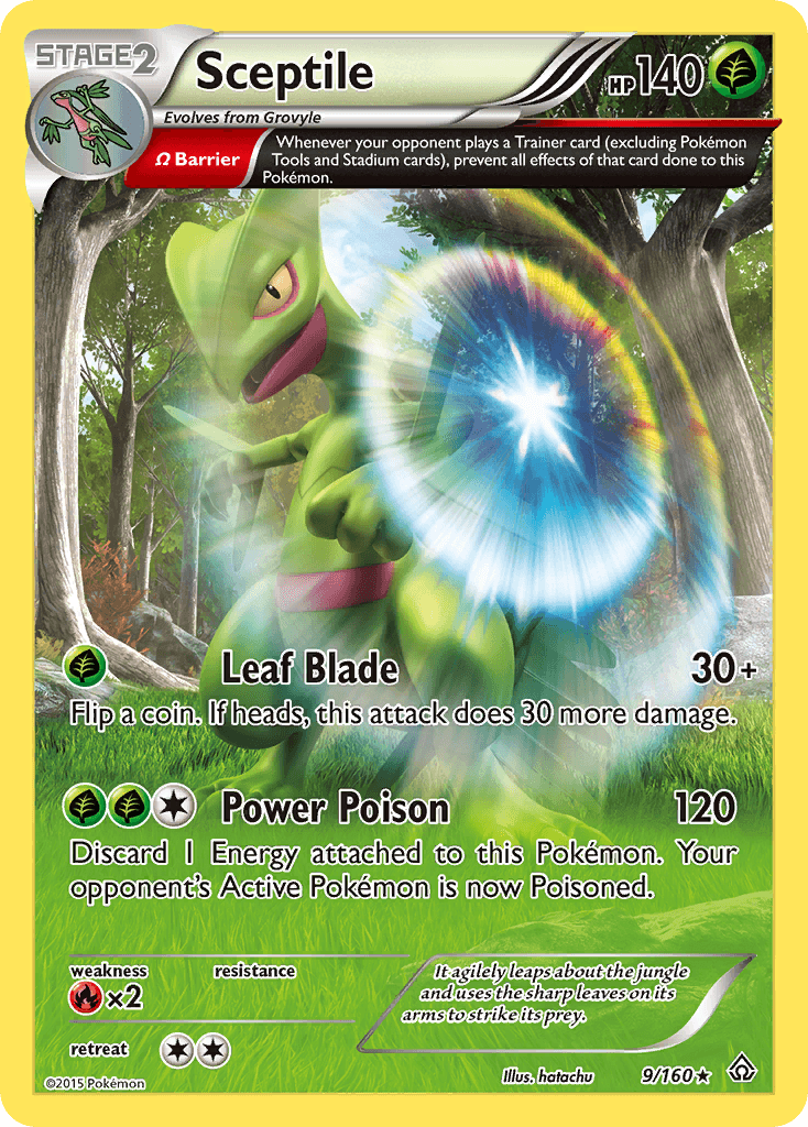 Sceptile Pokémon card
