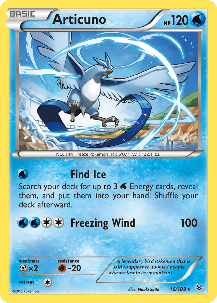 Articuno Pokémon card