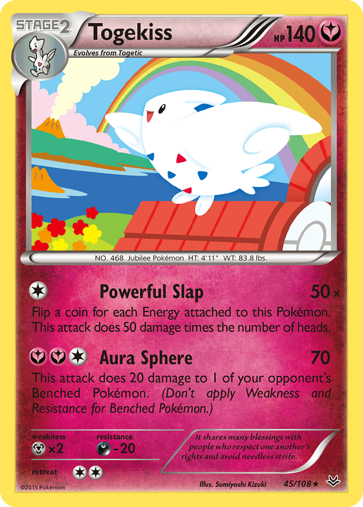 Togekiss Pokémon card