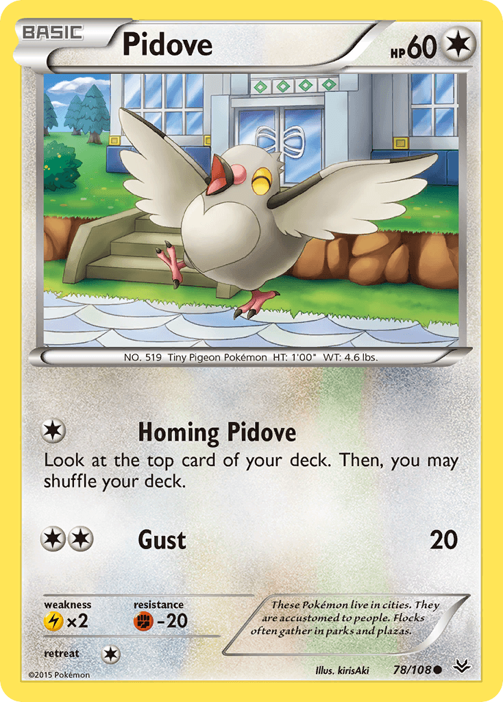 Pidove Pokémon card