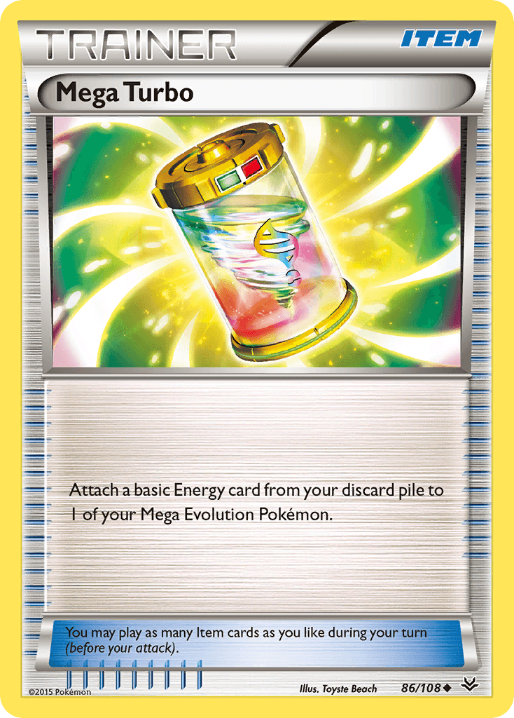 Mega Turbo Pokémon card