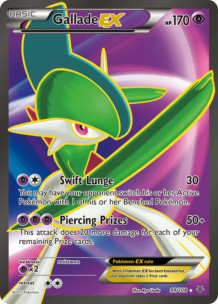 Gallade-EX Pokémon card