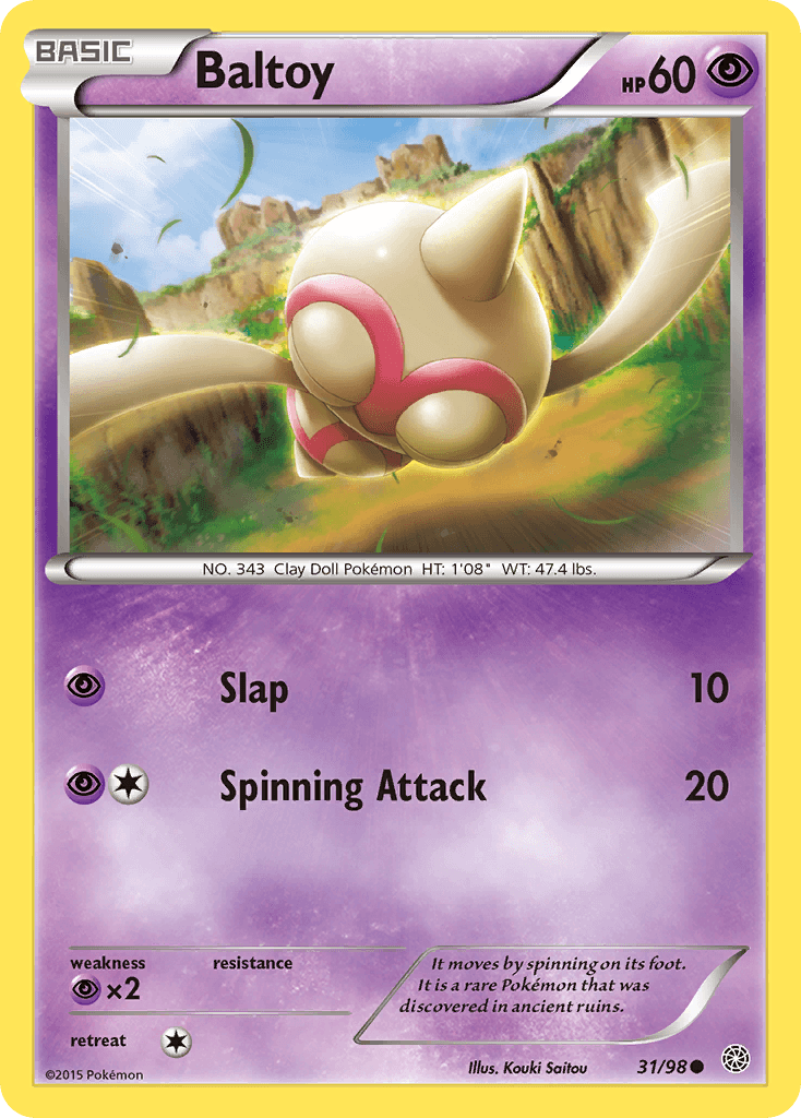 Baltoy Pokémon card