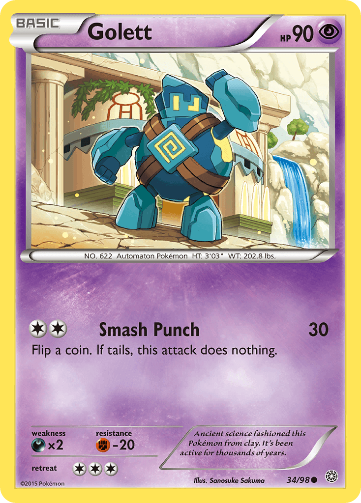 Golett Pokémon card