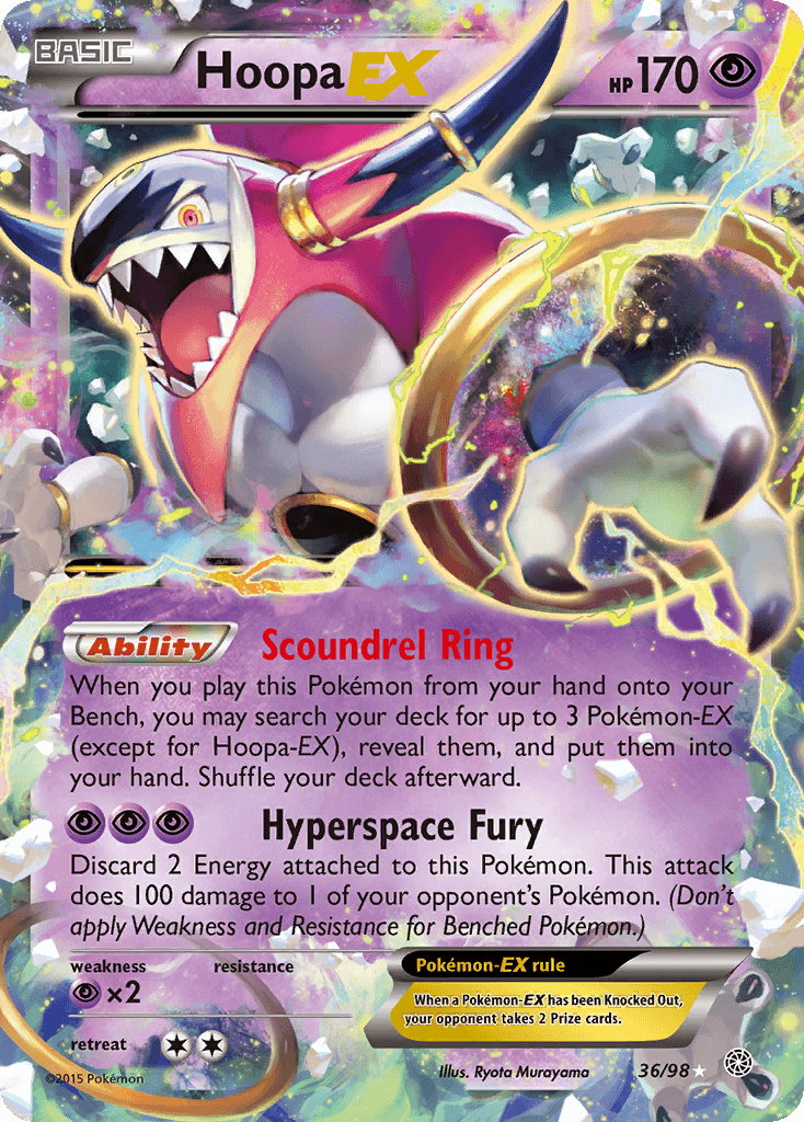 Hoopa-EX Pokémon card