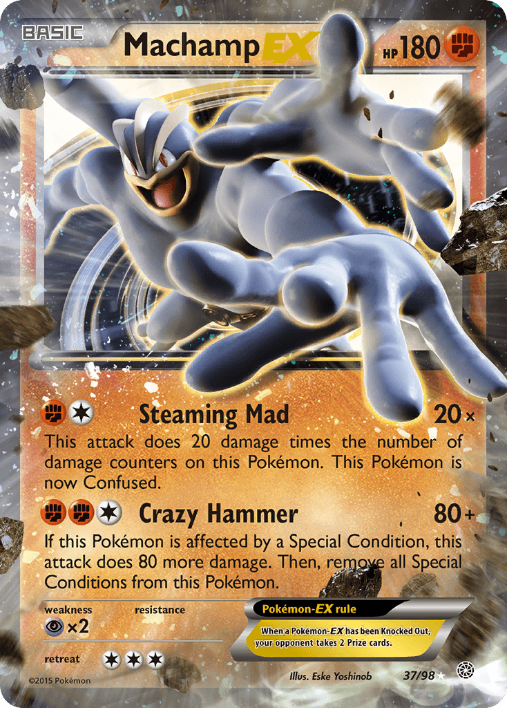 Machamp-EX Pokémon card