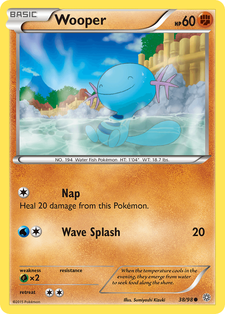 Wooper Pokémon card