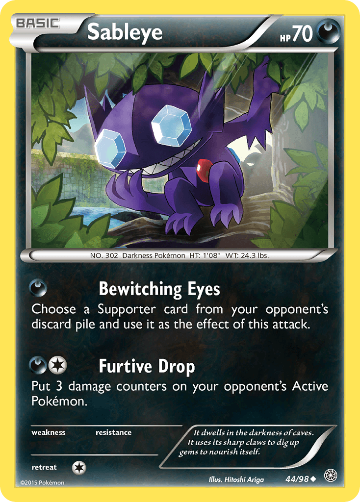Sableye Pokémon card
