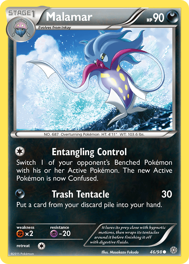 Malamar Pokémon card
