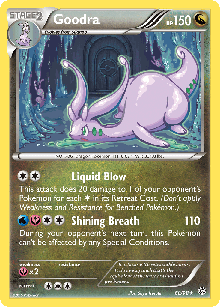 Goodra Pokémon card