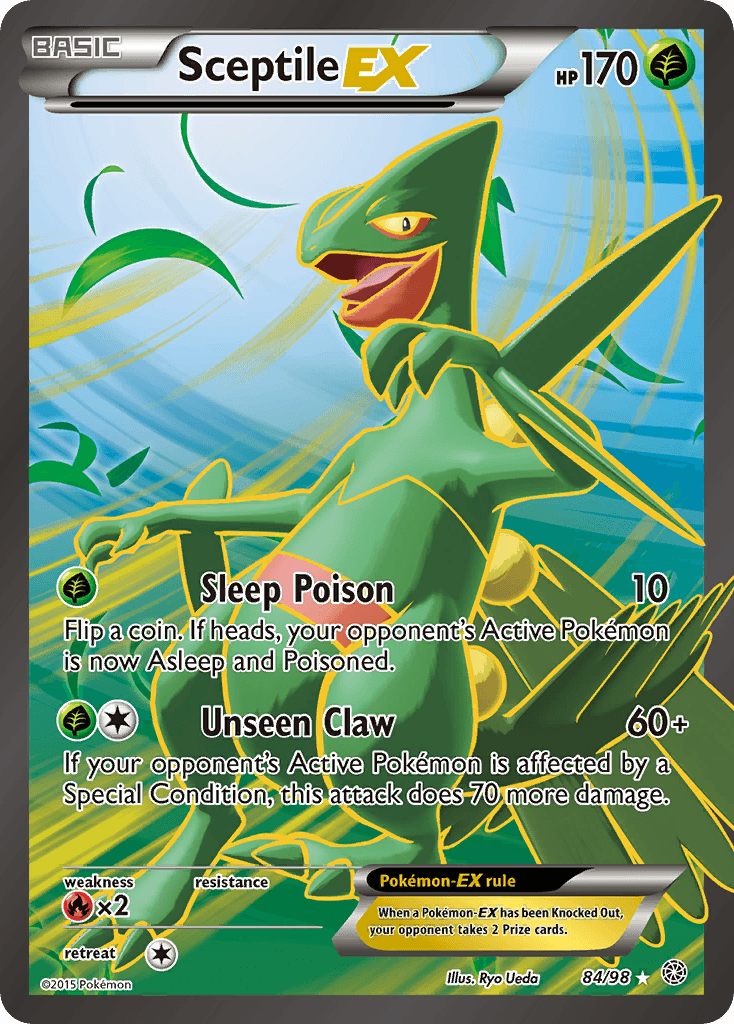 Sceptile-EX Pokémon card