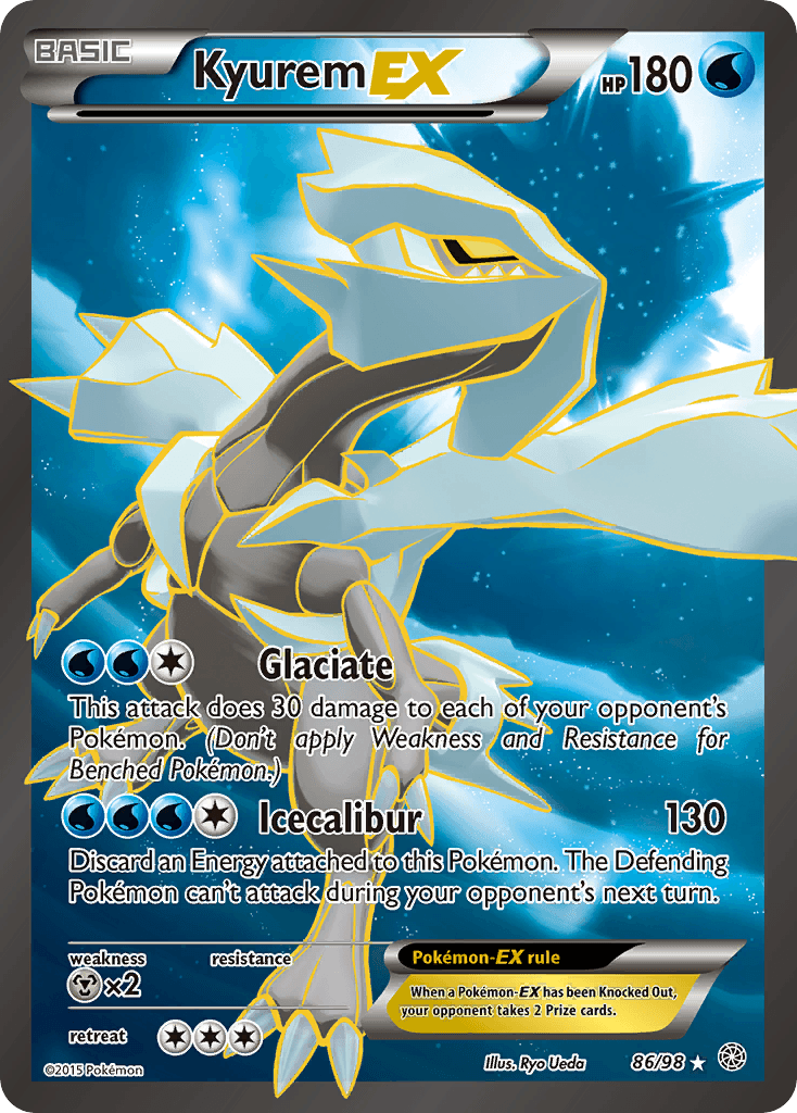 Kyurem-EX Pokémon card