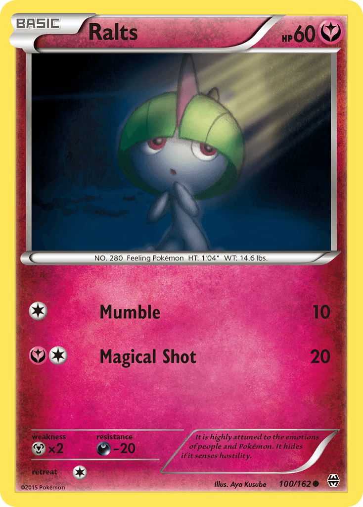 Ralts Pokémon card