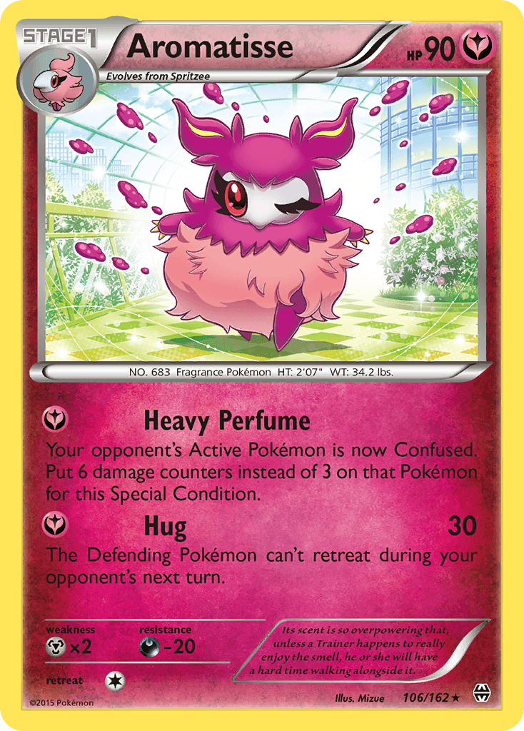 Aromatisse Pokémon card